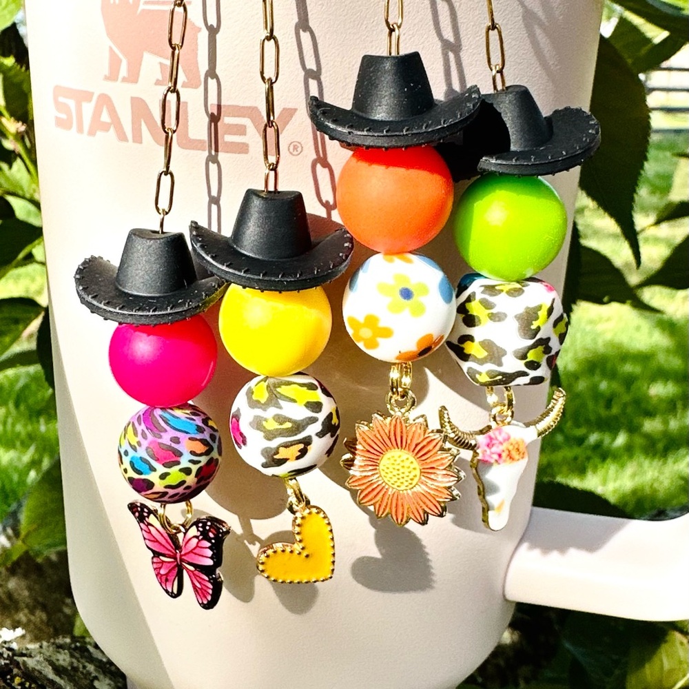 Neon Stanley Cup Accessories Highland Cow Stanley Charm Cow Tumbler Charm